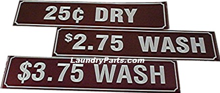 Z $2.75 WASH DECAL - BROWN