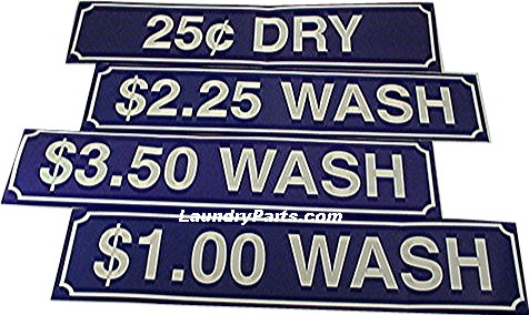 Z $3.25 WASH DECAL - BLUE